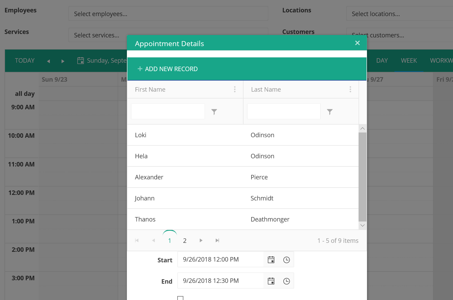 Manage your customers